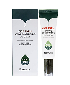 FarmStay Cica Farm Eye Cream - Крем для области вокруг глаз восстанавливающий с центеллой 50 мл