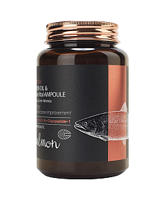 FarmStay All-in-One Ampoule - Сыворотка многофункциональная с маслом лосося и пептидами 250 мл