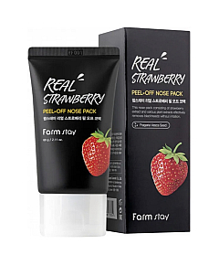 FarmStay Real Strawberry Peel-off Nose Pack - Маска-пленка с экстрактом клубники для носа 60 г