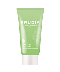 Frudia Green Grape Pore Control Scrub Cleansing Foam - Пенка-скраб себорегулирующая 30 мл