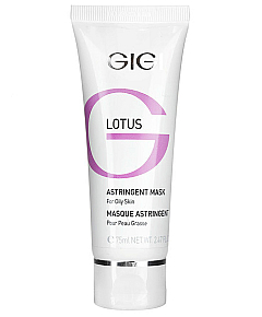 GIGI Lotus Beauty Astringent Mask - Маска поростягивающая для жирной кожи 75 мл