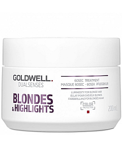 Goldwell Dualsenses Blondes And Highlights 60sec Treatment - Интенсивный уход за 60 секунд 200 мл