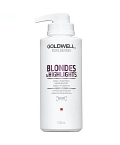Goldwell Dualsenses Blondes And Highlights 60sec Treatment - Интенсивный уход за 60 секунд 500 мл