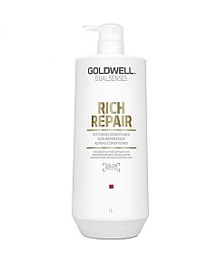 Goldwell Dualsenses Rich Repair Restoring Conditioner - Кондиционер против ломкости волос 1000 мл