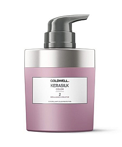 Goldwell Kerasilk Color Brilliance - Молекулярный усилитель для защиты цвета и структуры волос 500 мл