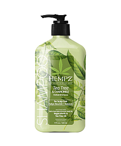 Hempz Tea Tree and Chamomile Herbal Shampoo - Шампунь Здоровые волосы Чайное дерево и Ромашка 500 мл