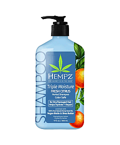 Hempz Triple Moisture Daily Herbal Replenishing Shampoo - Шампунь Тройное увлажнение 500 мл