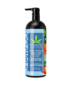 Hempz Triple Moisture Daily Herbal Replenishing Shampoo - Шампунь Тройное увлажнение 1000 мл