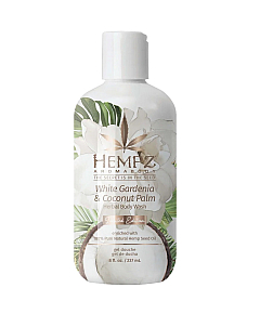 Hempz White Gardenia and Coconut Palm Herbal Body Wash - Гель для душа Белая Гардения и Кокос 237 мл