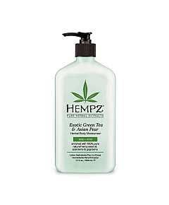 Hempz Exotic Green Tea and Asian Pear Herbal Moisturizer - Молочко для тела увлажняющее Зеленый чай и Груша 500 мл