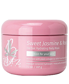 Hempz Sweet Jasmine and Rose Herbal Body Mask - Маска для тела Сладкий Жасмин и Роза 207 г