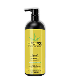 Hempz Original Herbal Shampoo For Damaged & Color Treated Hair - Шампунь растительный Оригинальный для поврежденных окрашенных волос 1000 мл