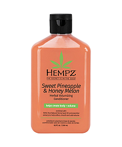 Hempz Sweet Pineapple and Honey Melon Volumizing Conditioner - Кондиционер растительный Ананас и Медовая Дыня для придания объёма 250 мл
