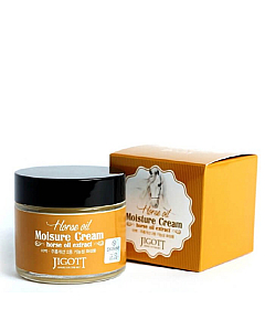 Jigott Horse Oil Moisture Cream - Крем увлажняющий с лошадиным маслом 70 мл