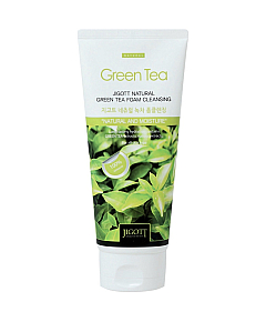 Jigott Natural Green Tea Foam Cleansing - Пенка очищающая с экстрактом зелёного чая 180 мл