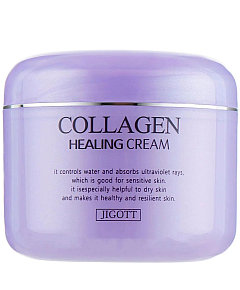 Jigott Collagen Healing Cream - Крем питательный с коллагеном 100 г