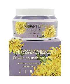 Jigott Chrysanthemum Flower Nourishing Cream - Крем питательный с экстрактом хризантемы 100 мл