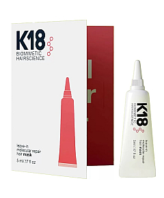 K18 Leave-in Molecular Repair Hair Mask - Несмываемая маска для молекулярного восстановления волос 5 мл