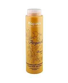 Kapous Fragrance Free Arganoil Shampoo - Увлажняющий шампунь для волос с маслом арганы 300 мл