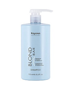 Kapous Professional Fresh Blond Shampoo - Освежающий шампунь для волос оттенков блонд 750 мл 