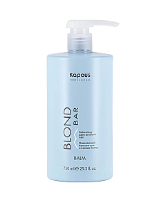 Kapous Professional Blond Bar - Освежающий бальзам для волос оттенков блонд 750 мл