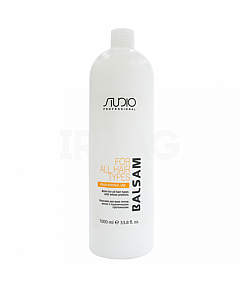 Kapous Studio Professional Balm For All Hair Types With Wheat Proteins - Бальзам для всех типов волос с пшеничными протеинами 1000 мл