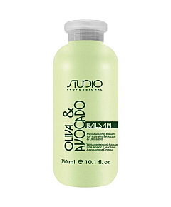 Kapous Studio Professional Moisturizing Balsam For Hair With Avocado and Oliva Oils - Бальзам увлажняющий для волос с маслами авокадо и оливы 350 мл