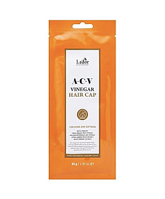 LA'DOR ACV Vinegar Hair Cap - Маска-шапочка для волос с яблочным уксусом 30 г