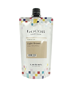Lebel Locor Serum Color Light Brown - Краситель-уход оттеночный, светло-коричневый 300 г