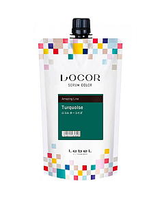 Lebel Locor Serum Color Turquoise - Краситель-уход оттеночный, бирюзовый 300 г