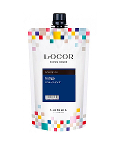 Lebel Locor Serum Color Indigo - Краситель-уход оттеночный, индиго 300 г