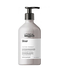 L'Oreal Professionnel Serie Expert Silver - Шампунь для нейтрализации желтизны осветленных и седых волос 500 мл