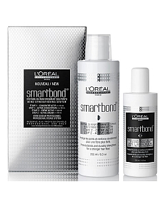 L'Oreal Professionnel Smartbond Mini Kit - Бондинг для волос (набор для салона) Этап 1 125 мл + Этап 2 2 х 250 мл