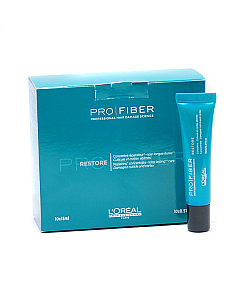 L'Oreal Professionnel Pro Fiber Restore Concentrate - Концентрат для сильно поврежденных волос 10х15 мл