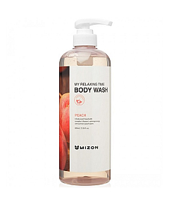 Mizon My Relaxing Time Body Wash Peach - Гель для душа с экстрактом персика 800 мл