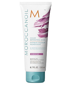 Moroccanoil Color Depositing Mask Hibiscus - Маска тонирующая для волос Гибискус 200 мл