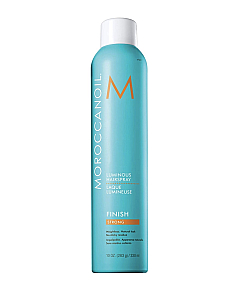 Moroccanoil Luminous Hair Spray Strong - Сияющий лак для волос сильной фиксации, 330 мл