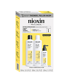 Nioxin System 1 Kit XXL - Набор (Система 1) 300 мл+300 мл+100 мл