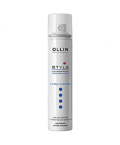 Ollin Style - Лак для волос экстрасильной фиксации 75 мл 