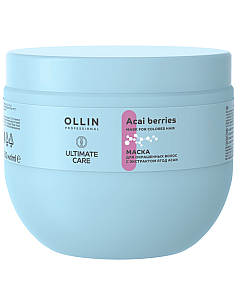 Ollin Ultimate Care - Маска для окрашенных волос с экстрактом ягод асаи 500 мл