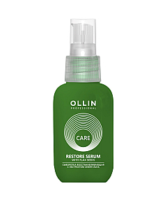 Ollin Care Restore Serum With Flax Seeds - Сыворотка восстанавливающая с экстрактом семян льна 50 мл