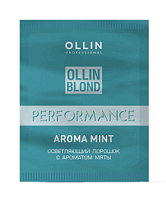 Ollin Blond Performance Blond Powder With Mint Aroma - Осветляющий порошок с ароматом мяты 30 г