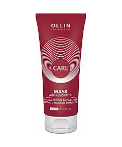 Ollin Care Almond Oil Mask - Маска против выпадения волос с маслом миндаля, 200 мл