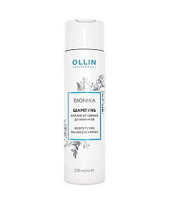 Ollin BioNika Roots To Tips Balance Shampoo  - Шампунь Баланс от корней до кончиков, 250 мл