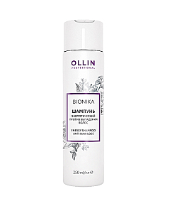 Ollin BioNika Energy Shampoo Anti Hair Loss Шампунь энергетический против выпадения волос 250 мл