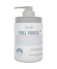 Ollin Full Force Тонизирующая маска с экстрактом пурпурного женьшеня, 650 мл