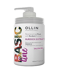 OLLIN BASIC LINE Reconstructing Mask - Восстанавливающая маска с экстрактом репейника, 650мл 