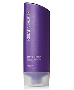 Keratin Complex Blondeshell Debrass & Brighten Shampoo - Шампунь корректирующий для осветленных и седых волос 400 мл