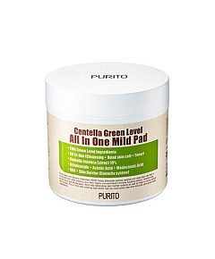 PURITO Centella Green Level All In One Mild Pad - Пилинг пэды с BHA и центеллой 130 мл (70 шт.)