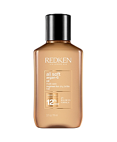 Redken All Soft Argan-6 Oil - Масло для комплексного ухода за любым типом волос 111 мл
